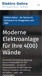 Mobile Screenshot of elektro-gehre.com